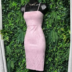 Oh Polly | Dresses | Oh Polly Sidelines Suede Cut Out Midi Dress Sz 4 |  Poshmark
